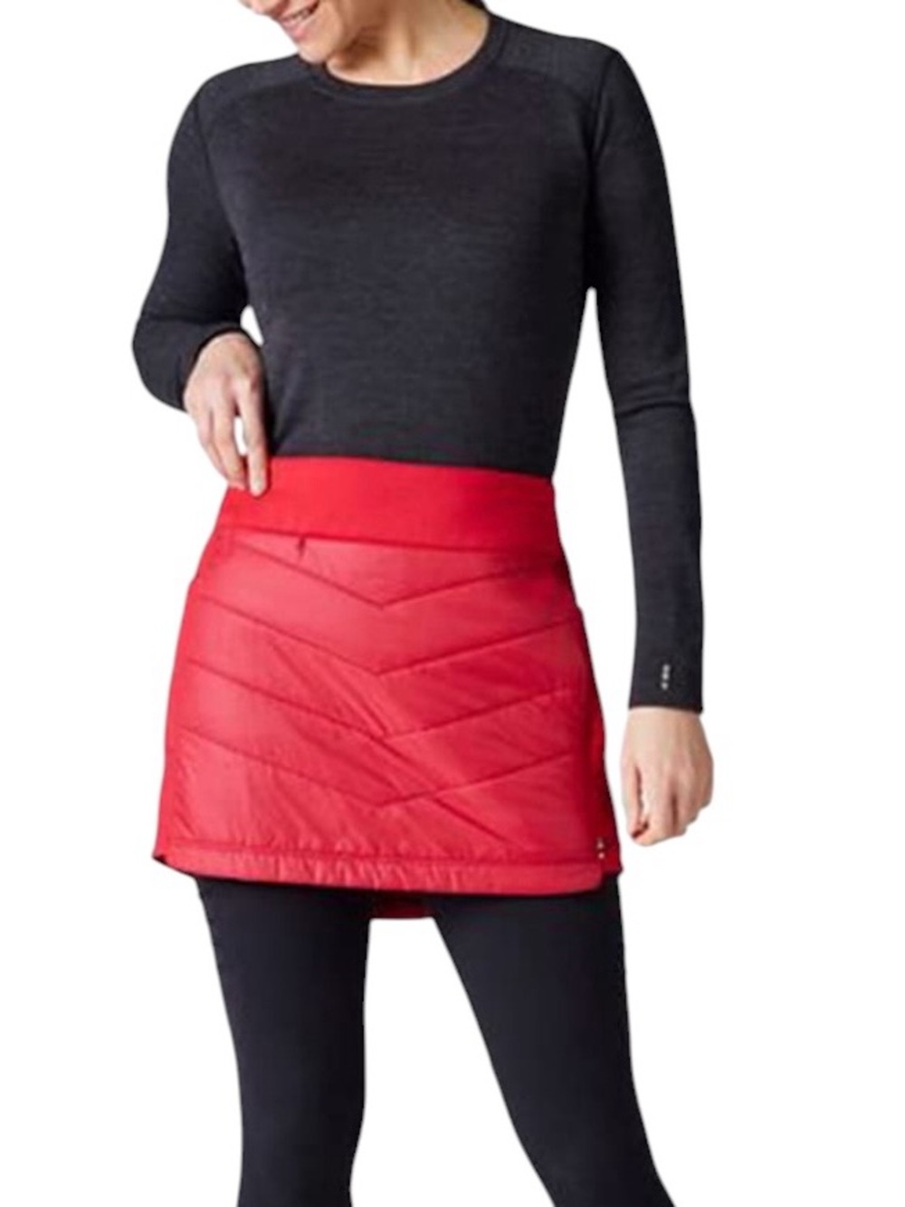 Smartloft 60 merino wool lined quilted mini skirt size S excellent condition